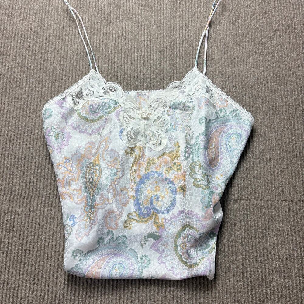 Vintage Lucie Ann II Paisley Lace Lingerie Camisole size 38